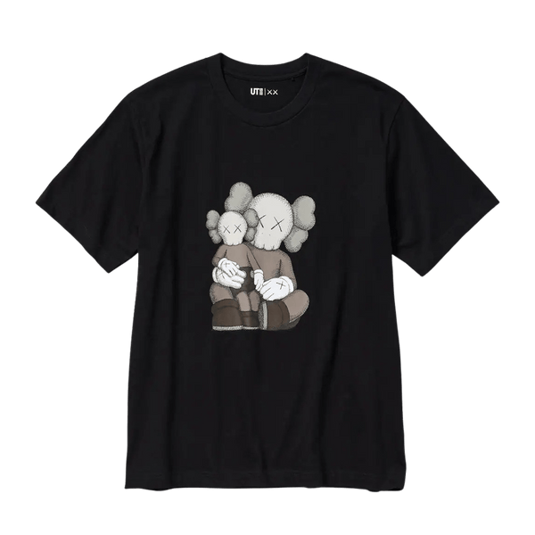 KAWS x UNIQLO UT Graphic T-Shirt 'Black' - UrlfreezeShops