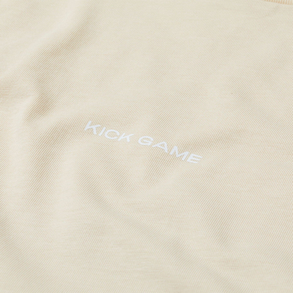 Kick Game Logo T-Shirt 'Butter Cream' - Kick Game