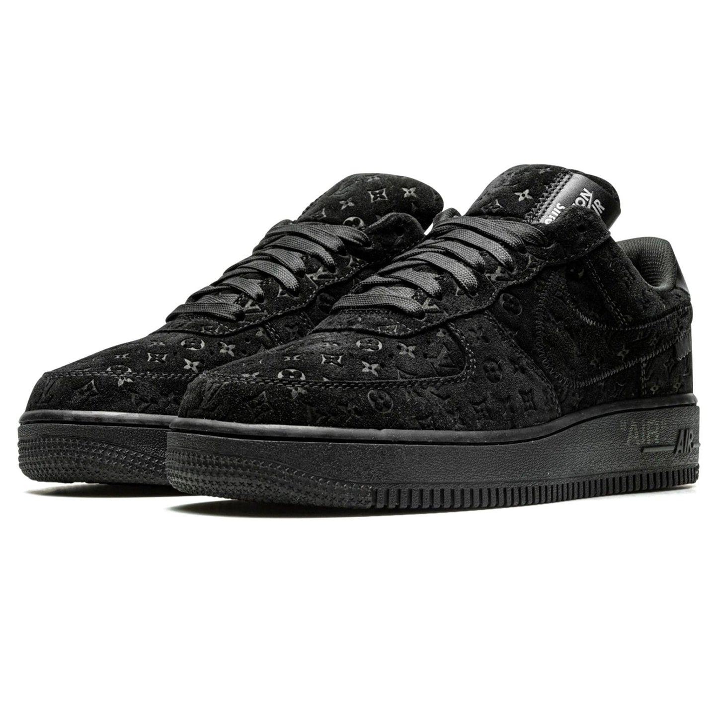 Louis Vuitton Nike Air Force 1 Low By Virgil Abloh Black Anthracite - Kick Game