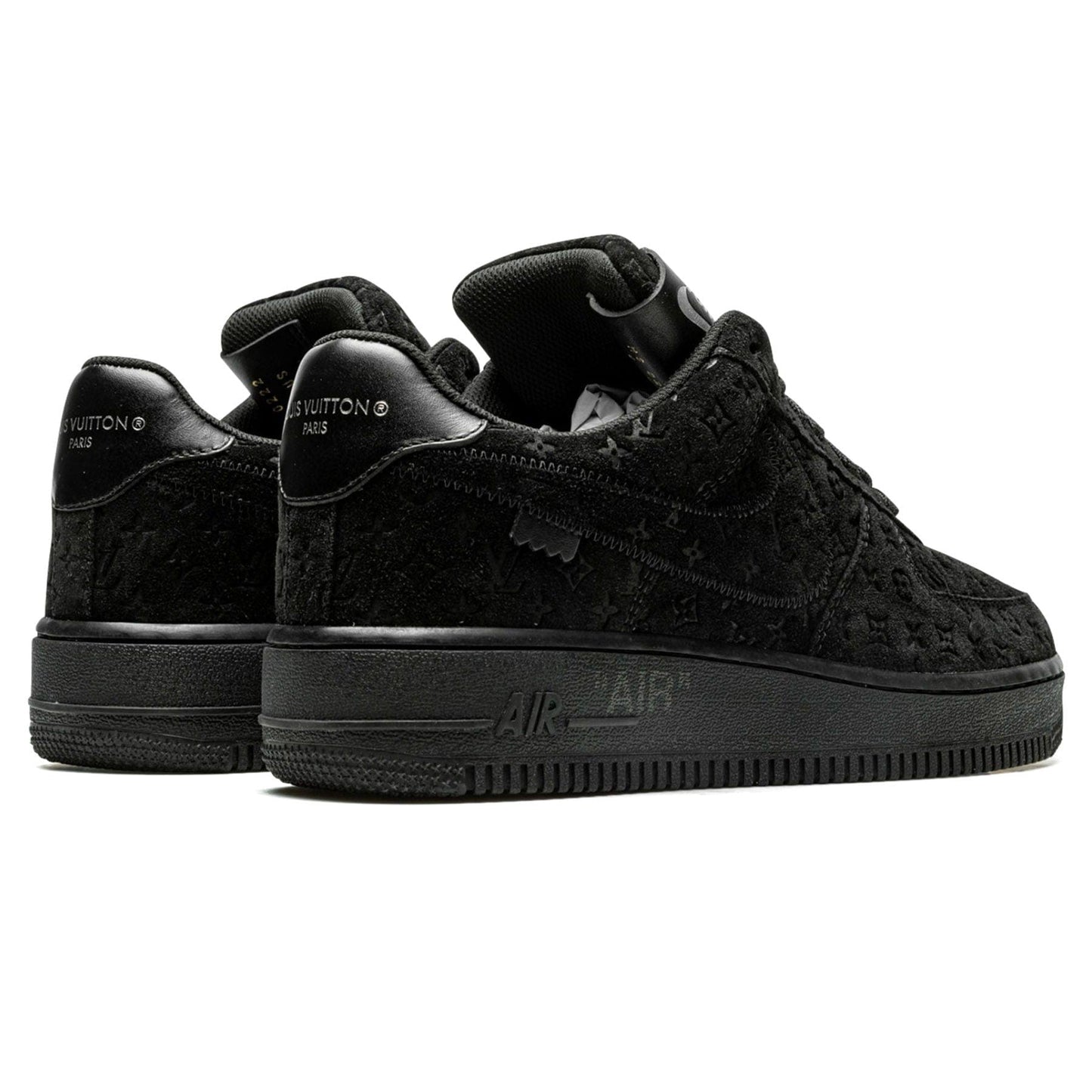 Louis Vuitton Nike Air Force 1 Low By Virgil Abloh Black Anthracite - Kick Game