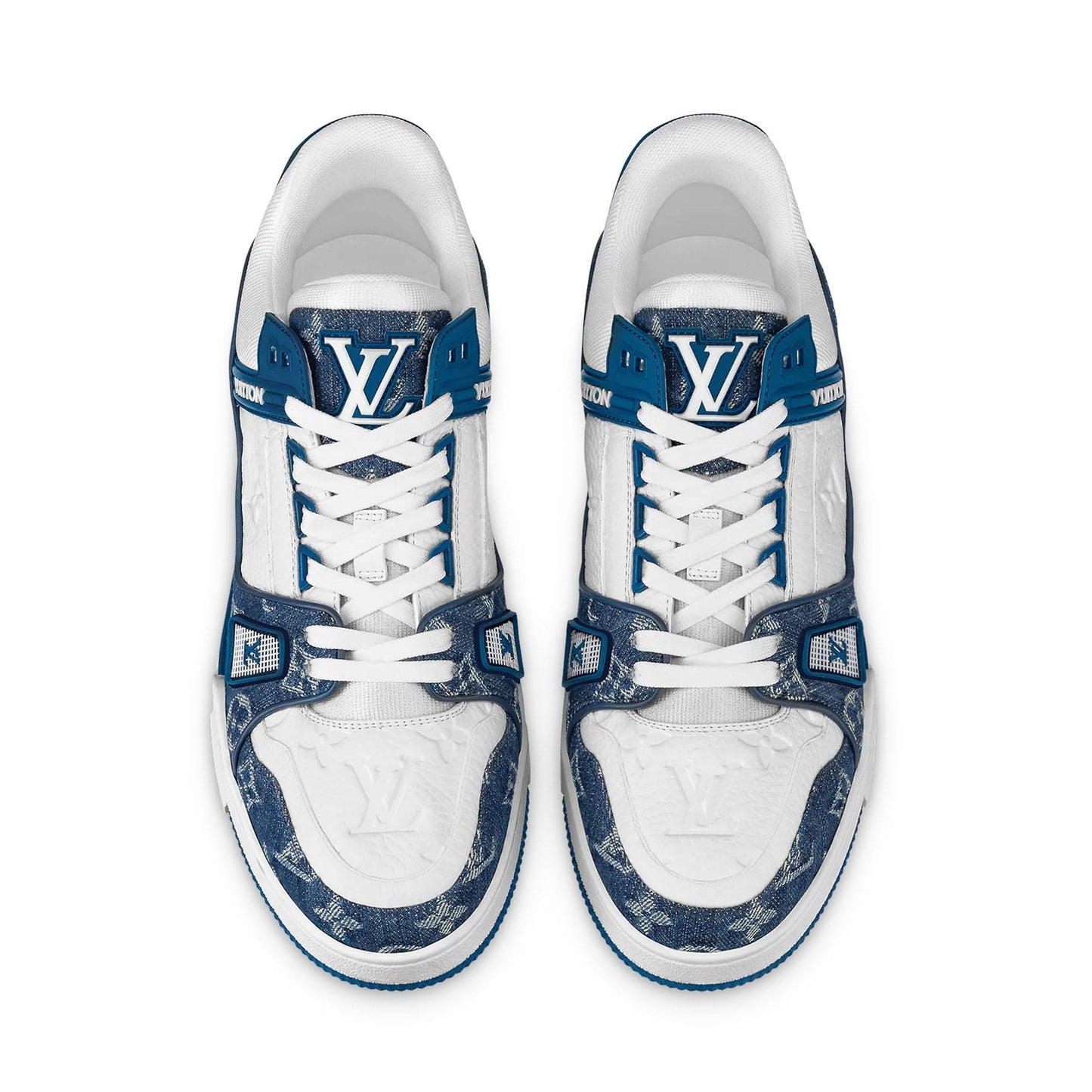 Louis Vuitton Trainer Low 'Monogram Denim' Blue - Kick Game