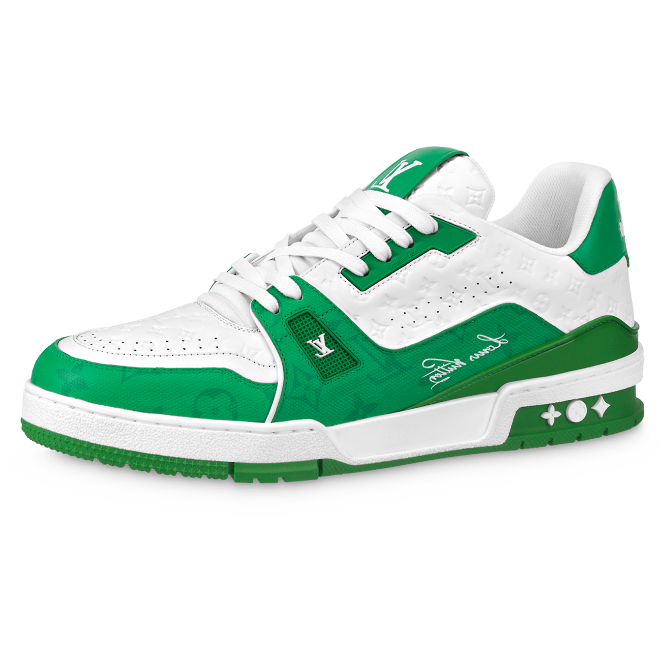 Louis Vuitton LV Trainer Sneaker Green. Size 05.5