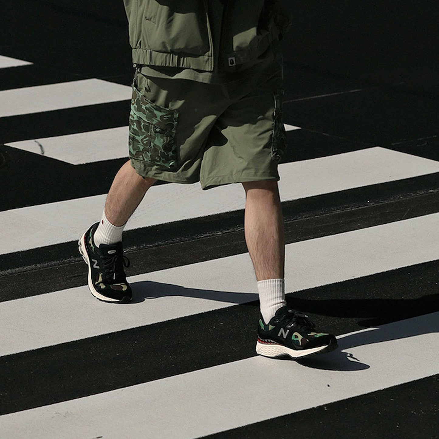 BAPE x 2002R 'Apes Together Strong - Black Camo' - Kick Game