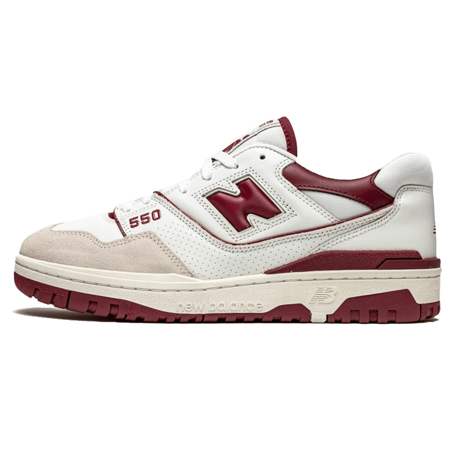 New Balance 550 Sea Salt Burgundy - Kick Game