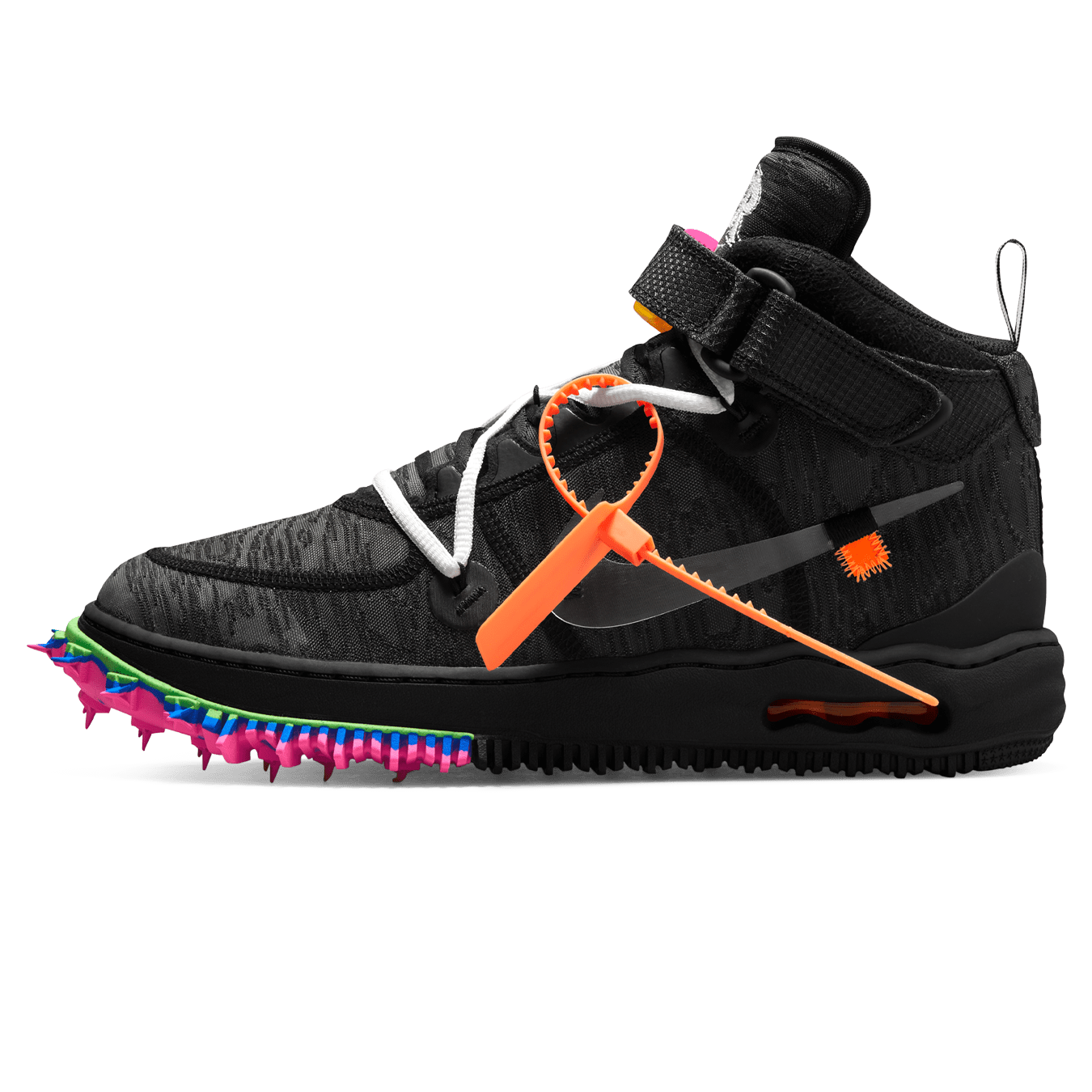 Off-White x Nike Air Force 1 Mid 'Black' - Kick Game
