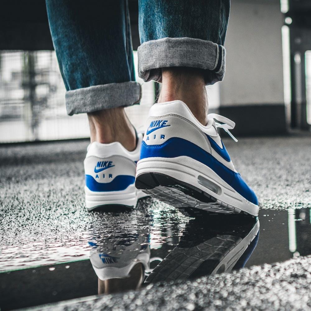 Nike Air Max 1 OG Anniversary White-Game Royal - Kick Game