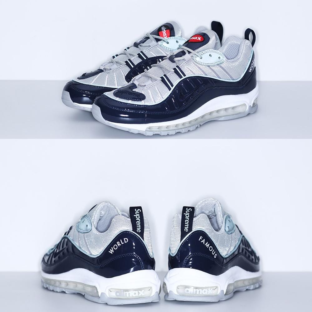 Nike x Supreme Air Max 98 'Blue' - Kick Game