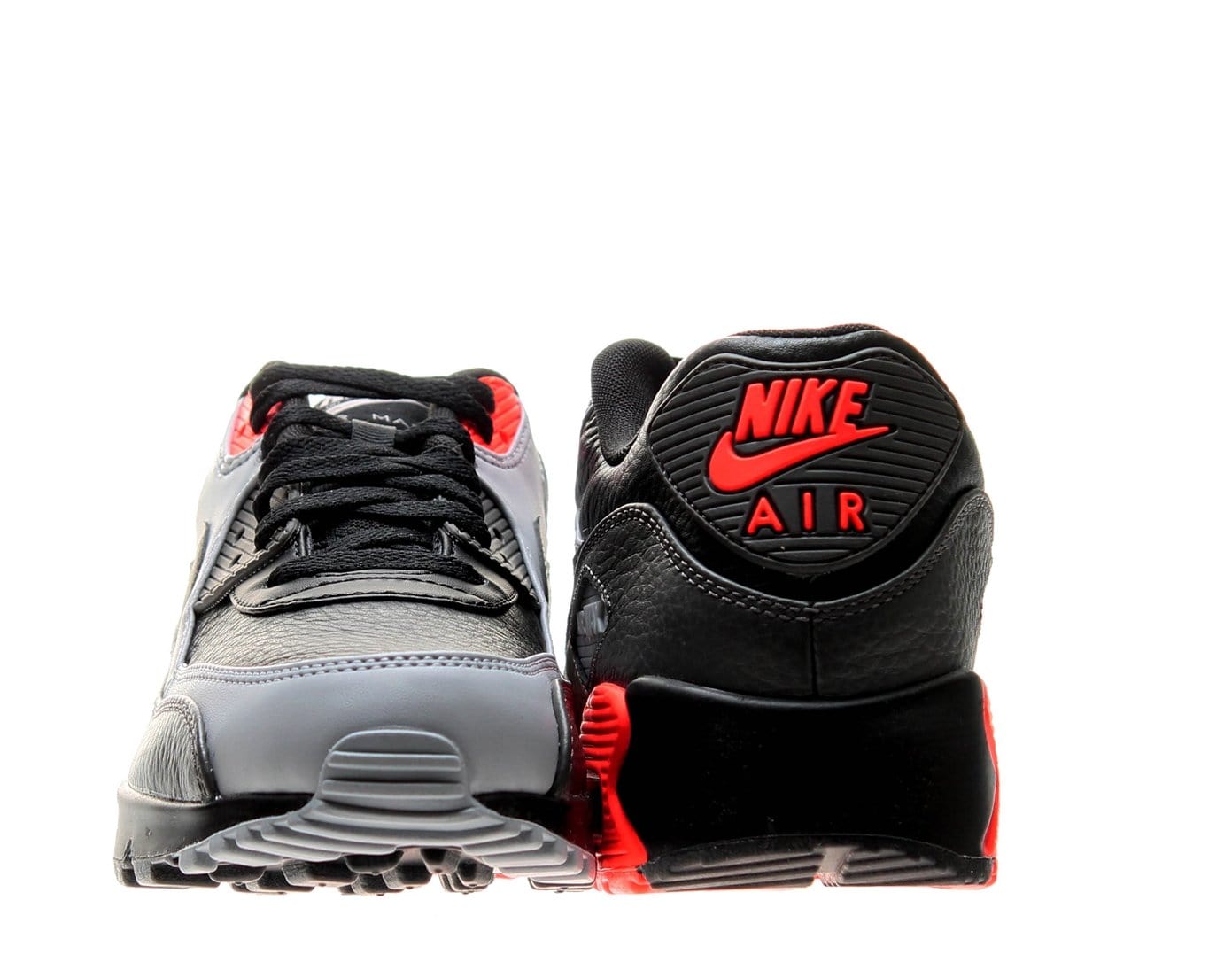 Nike Air Max 90 LTR 'Black Medium Ash Total Crimson' - Kick Game