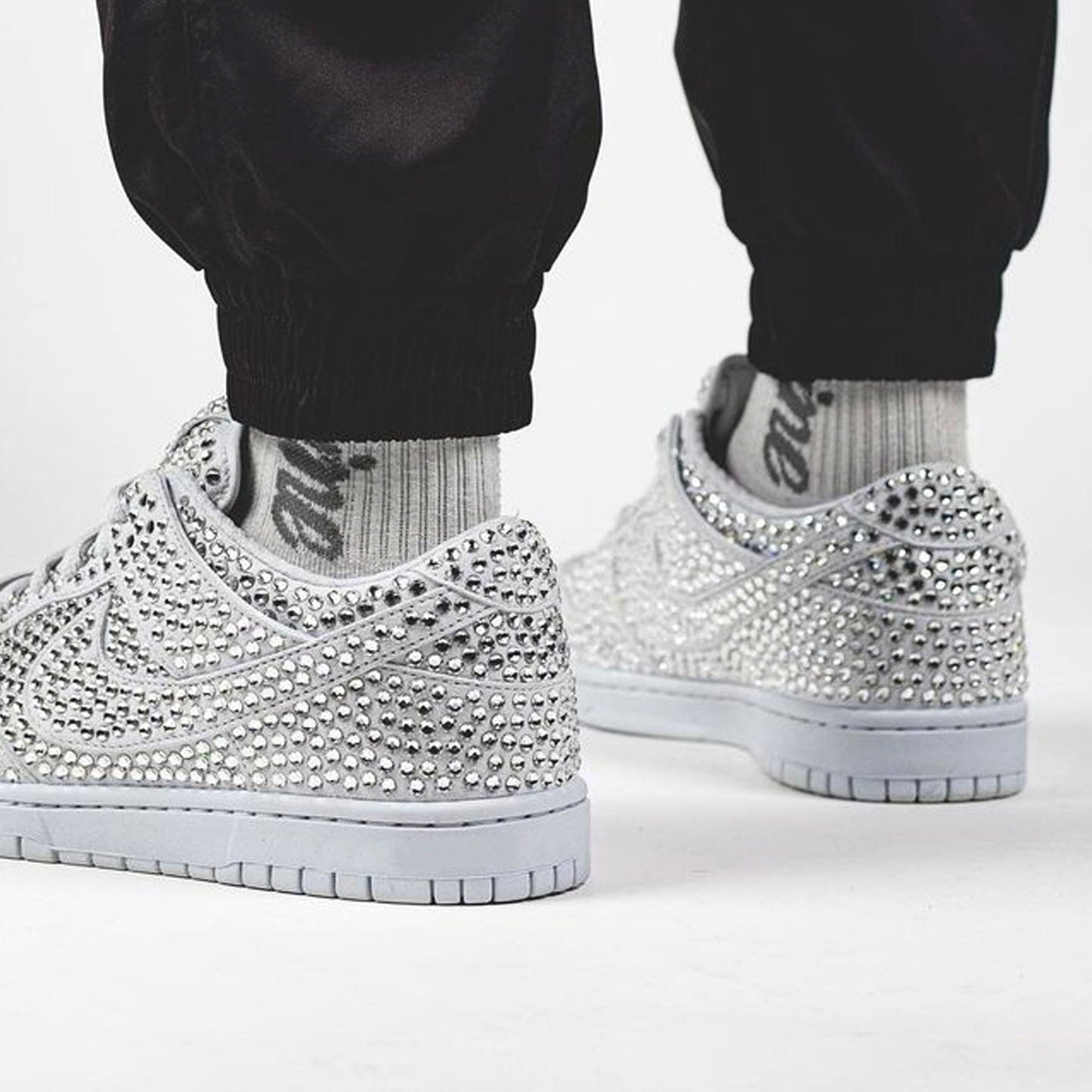 Cactus Plant Flea Market x Swarovski x Dunk Low 'Pure Platinum' - Kick Game