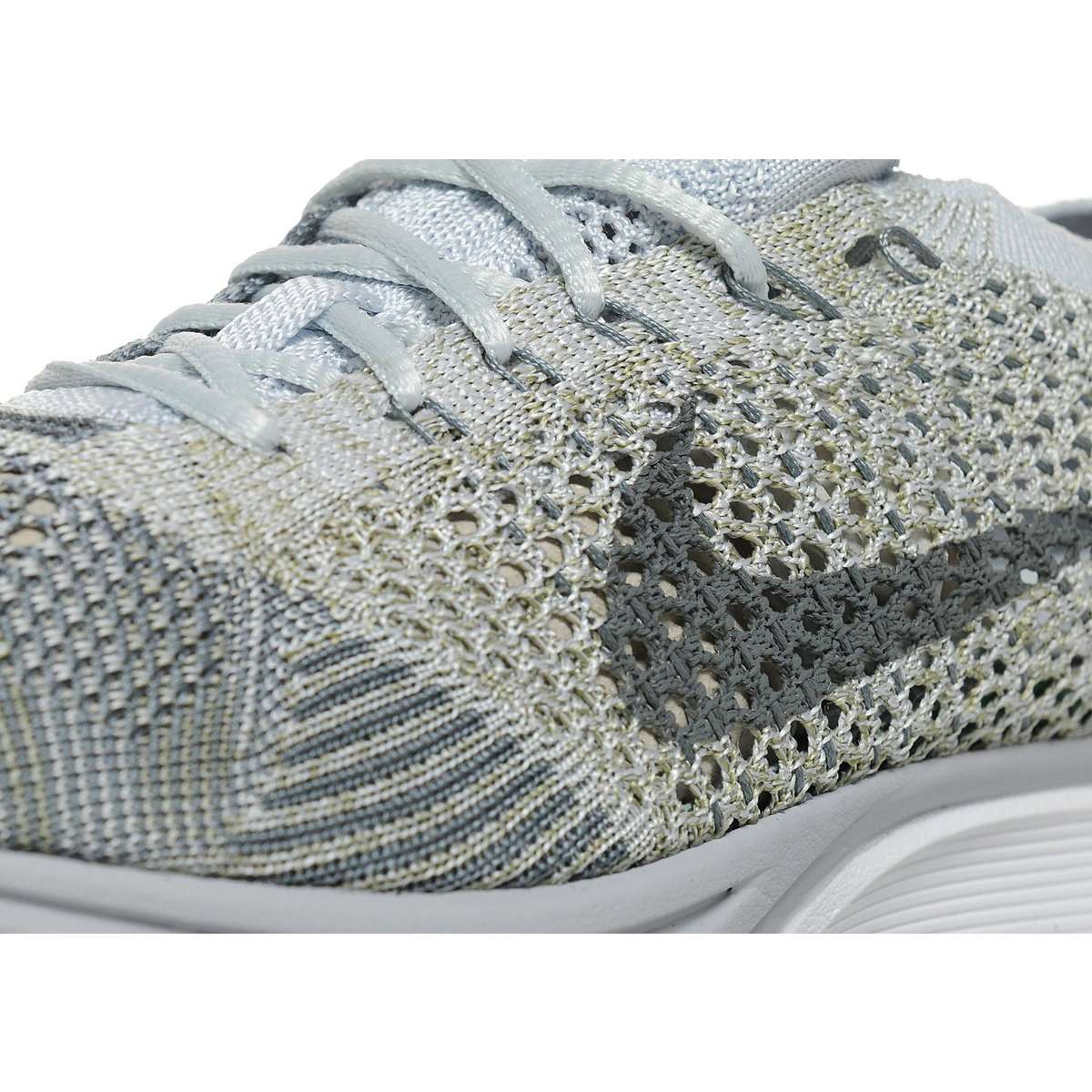 Nike Flyknit Racer Pure Platinum-Cool Grey - Kick Game