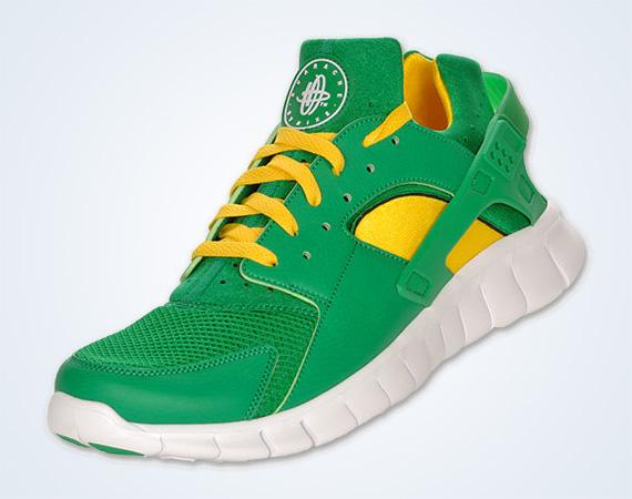 Nike Huarache Free 2012 'Court Green' - Kick Game