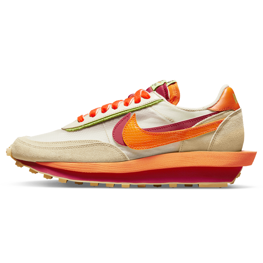 sacai x Clot x LDWaffle 'Net Orange Blaze' - Kick Game