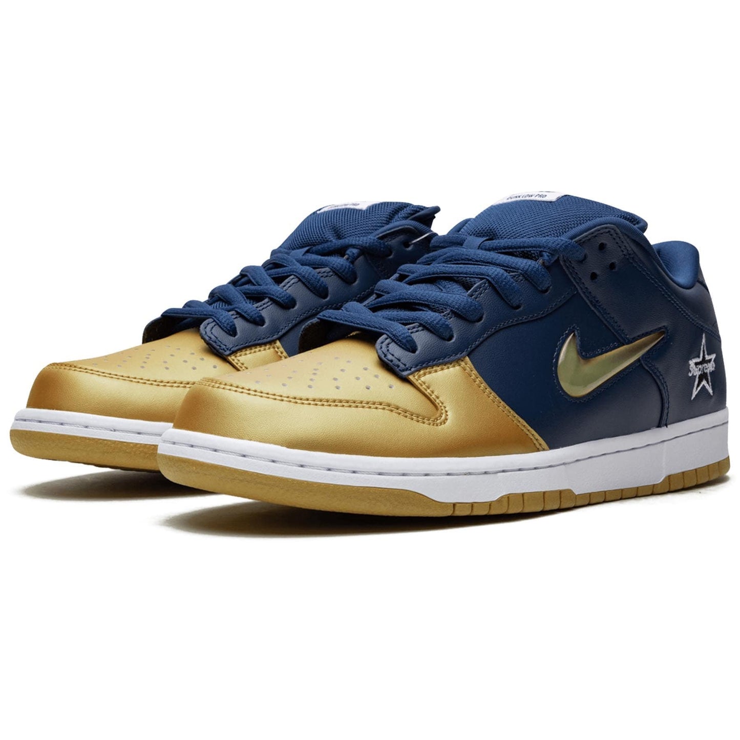 Supreme x Nike Dunk SB Low QS 'Metallic Gold' - Kick Game