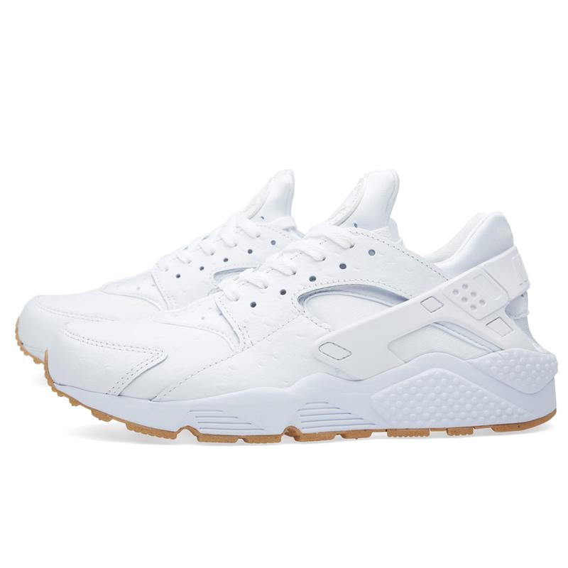NIKE AIR HUARACHE RUN White & Gum - Kick Game