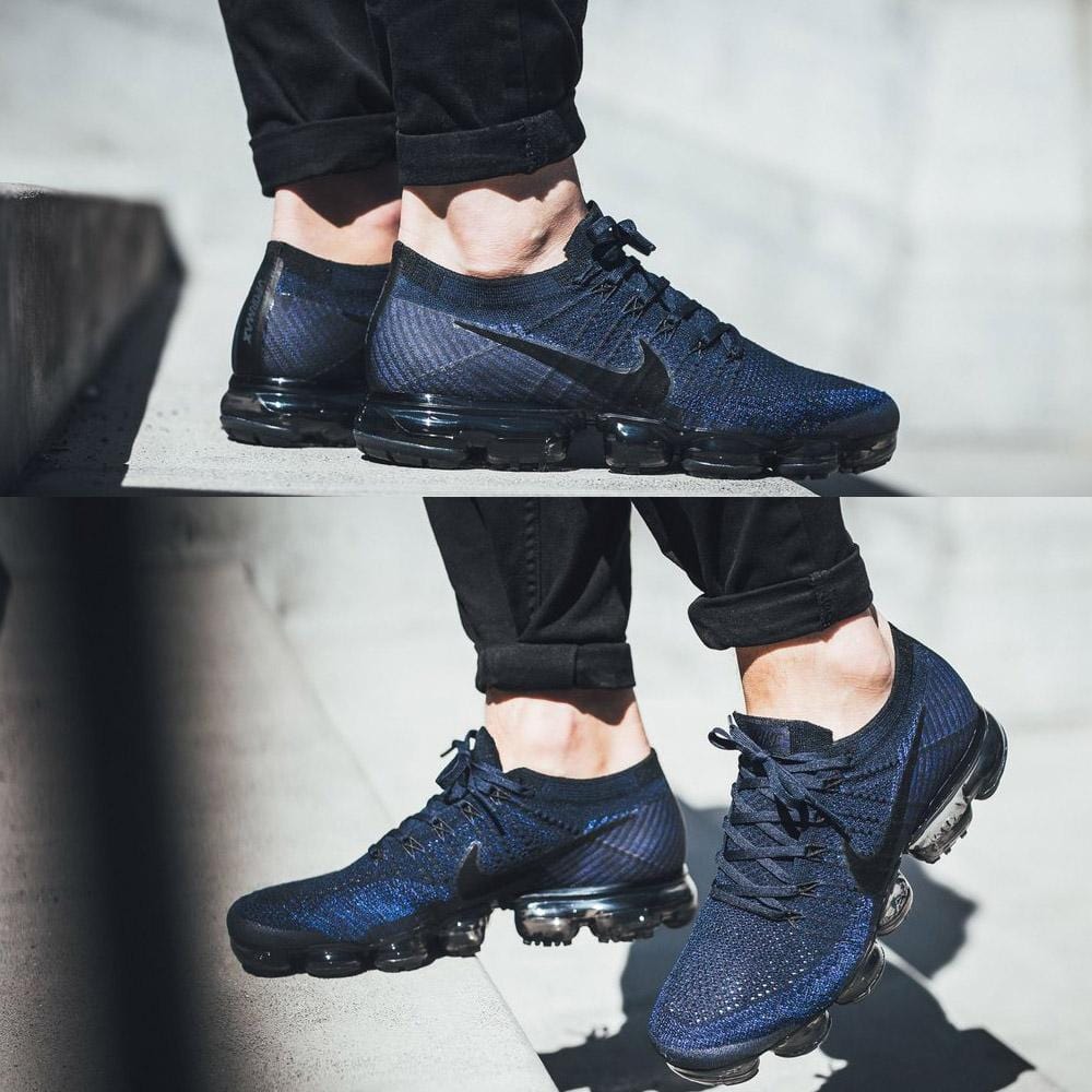 Nike Air VaporMax Flyknit Collegiate Navy - Kick Game