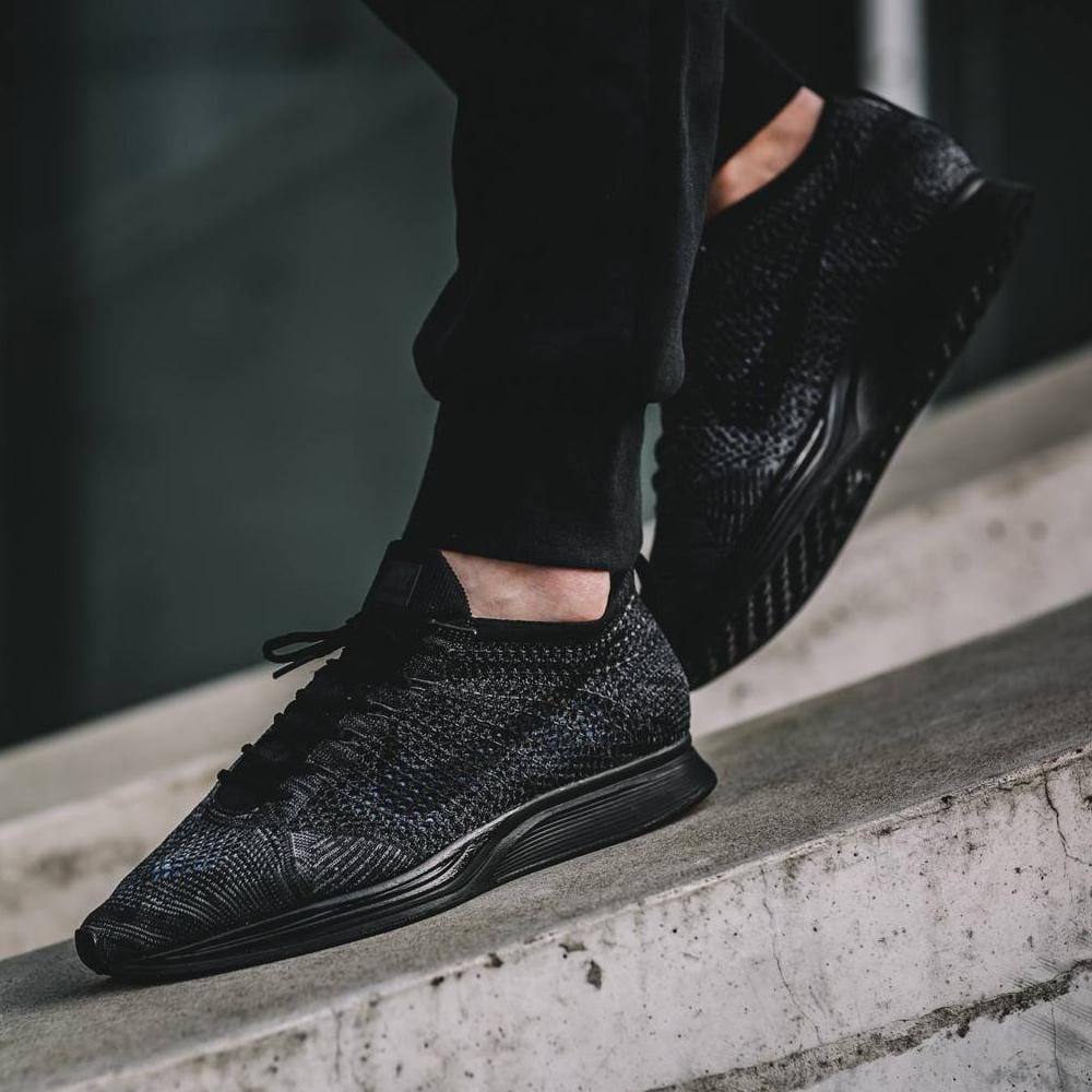 Nike Flyknit Racer Triple Black - Kick Game