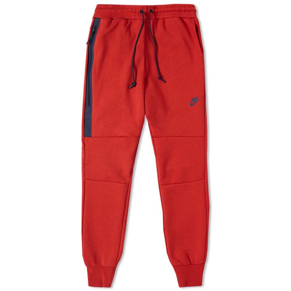 NIKE TECH FLEECE PANT Light University Red Heather - Kick Game