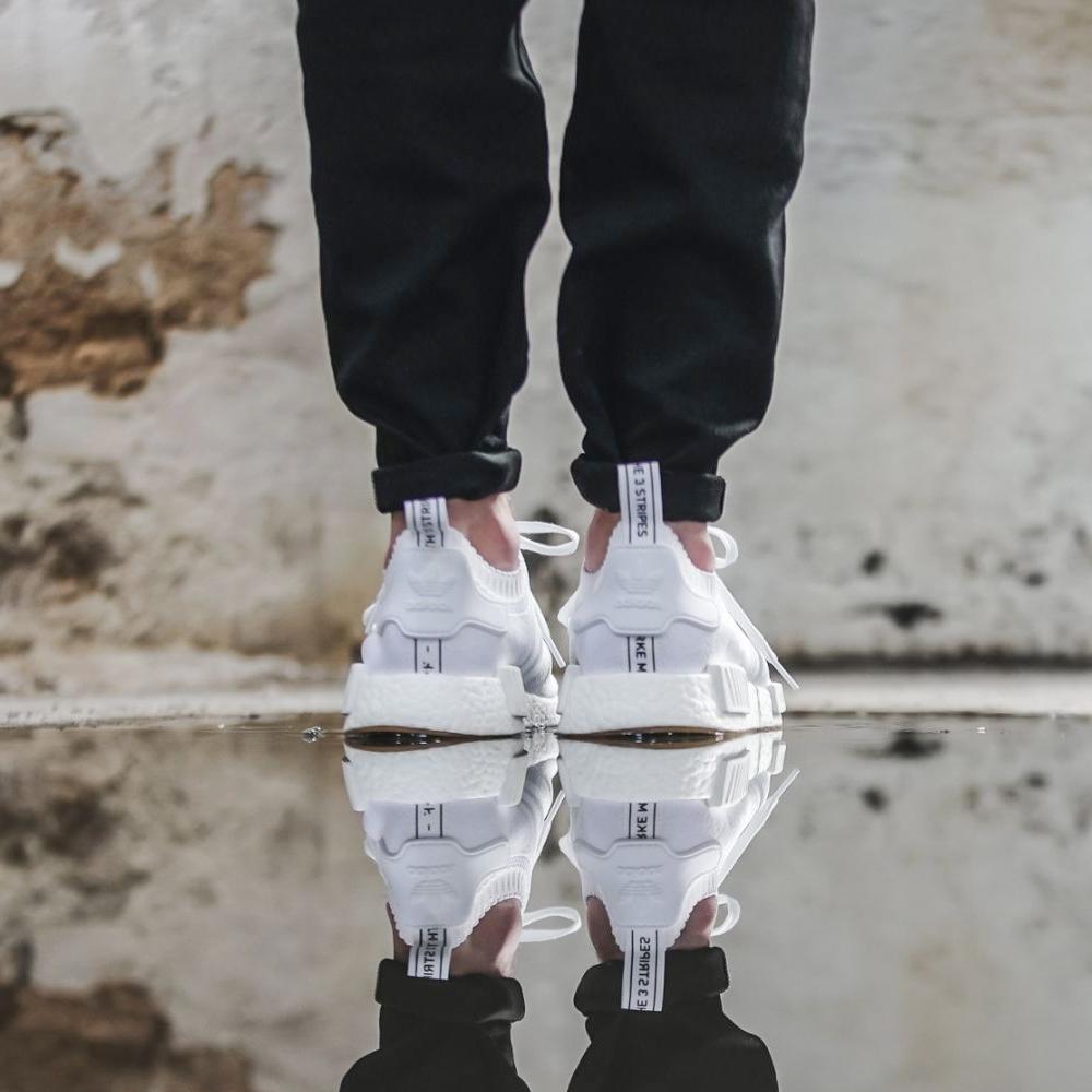 adidas NMD_R1 Primeknit Footwear White-Gum - Kick Game