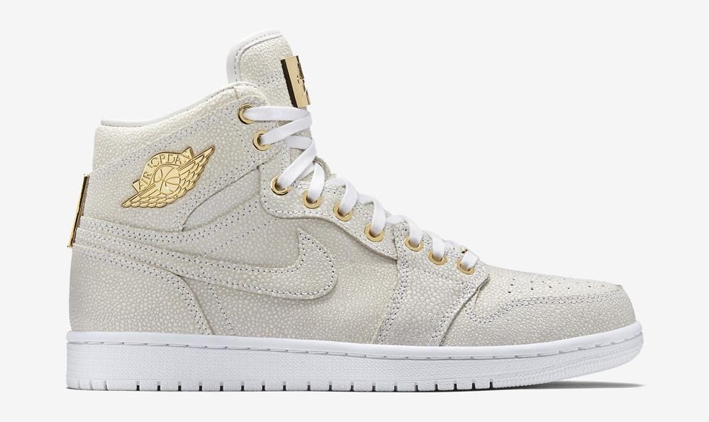 Air Jordan 1 Retro High Pinnacle White Metallic Gold - Kick Game