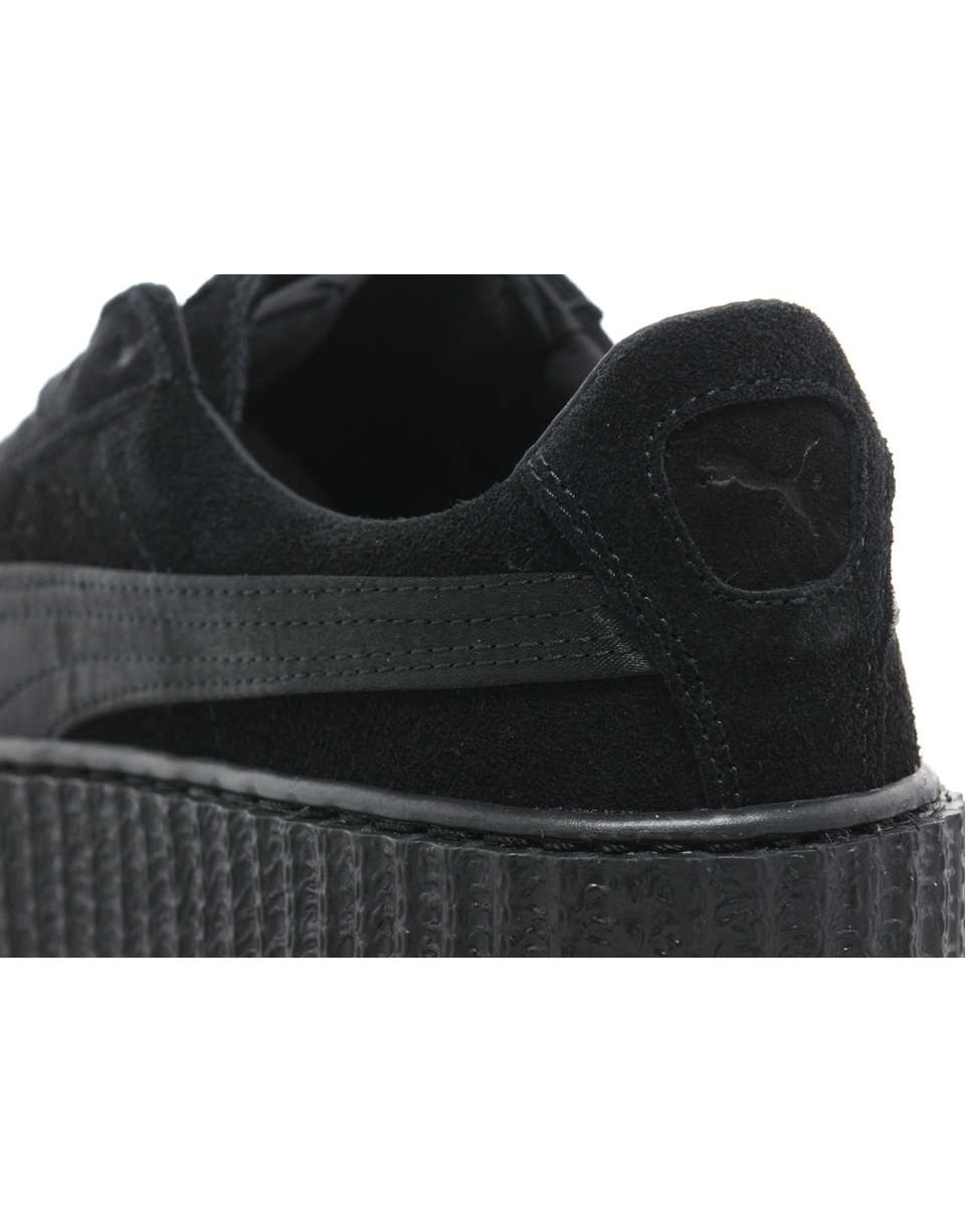 PUMA x Rihanna Suede Creepers Triple Black - Kick Game