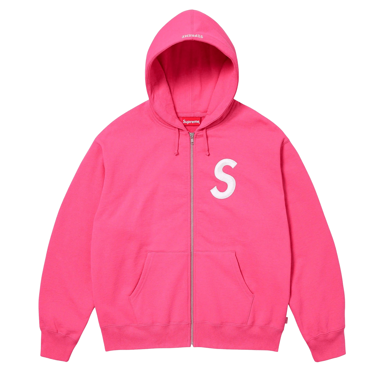 Supreme S Logo Zip Up Hooded Sweatshirt 'Magenta' — Kick Game Supreme S Logo Zip Up Hooded Sweatshirt 'Magenta' — Kick Game