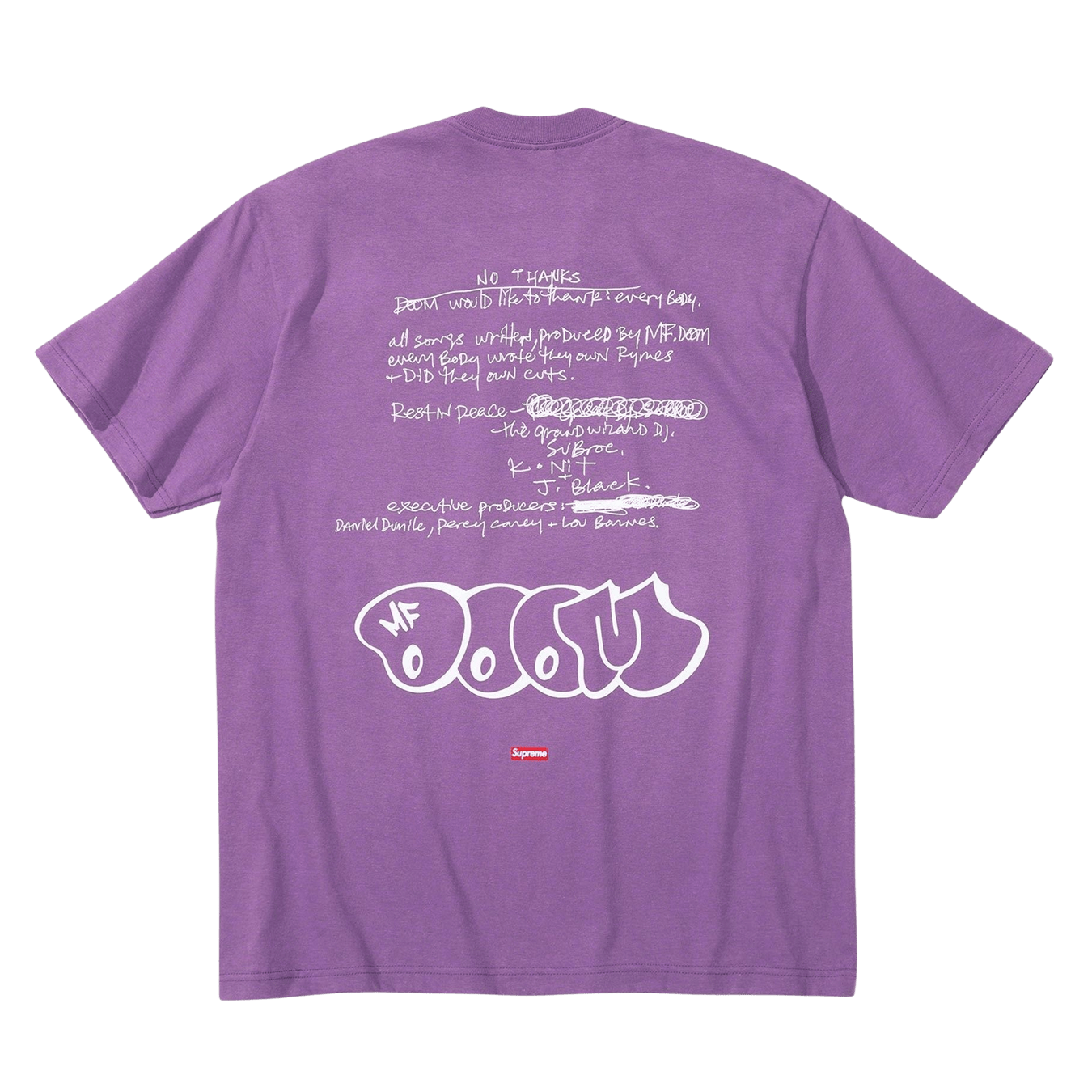 Supreme x MF DOOM tee 'Purple' - Kick Game