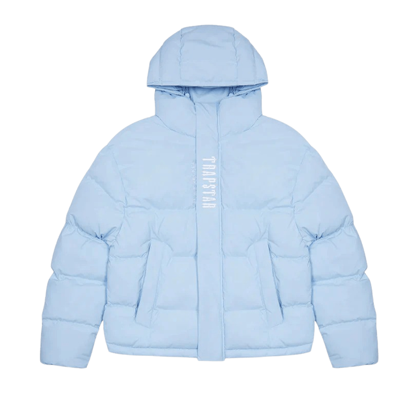 Trapstar Decoded Hooded Puffer 2.0 -Ice Blue - Kick Game