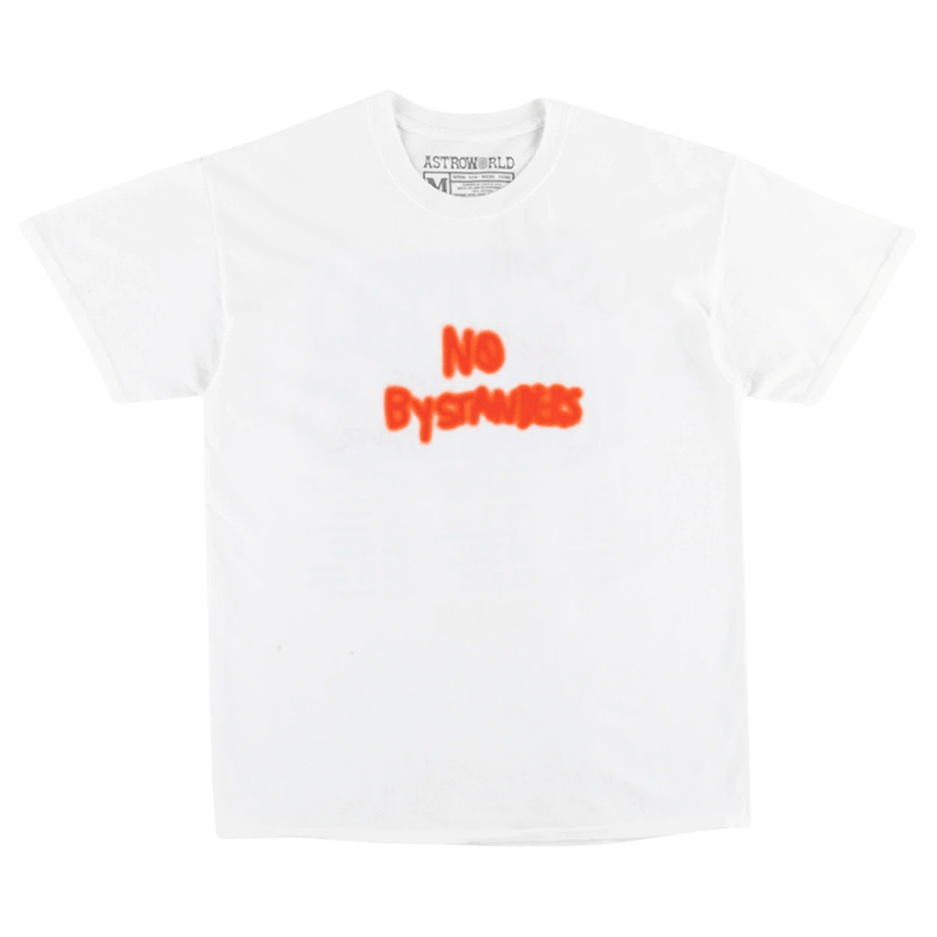 Travis Scott No Bystanders Tee 'White' ??? Kick Game
