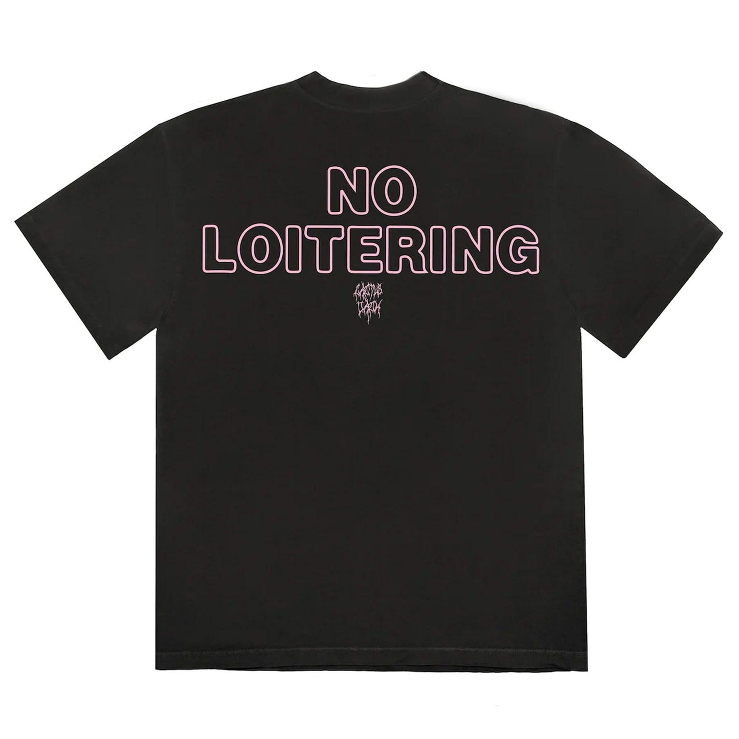 Cactus Jack by Travis Scott No Loitering T-Shirt 'Black' - Kick Game