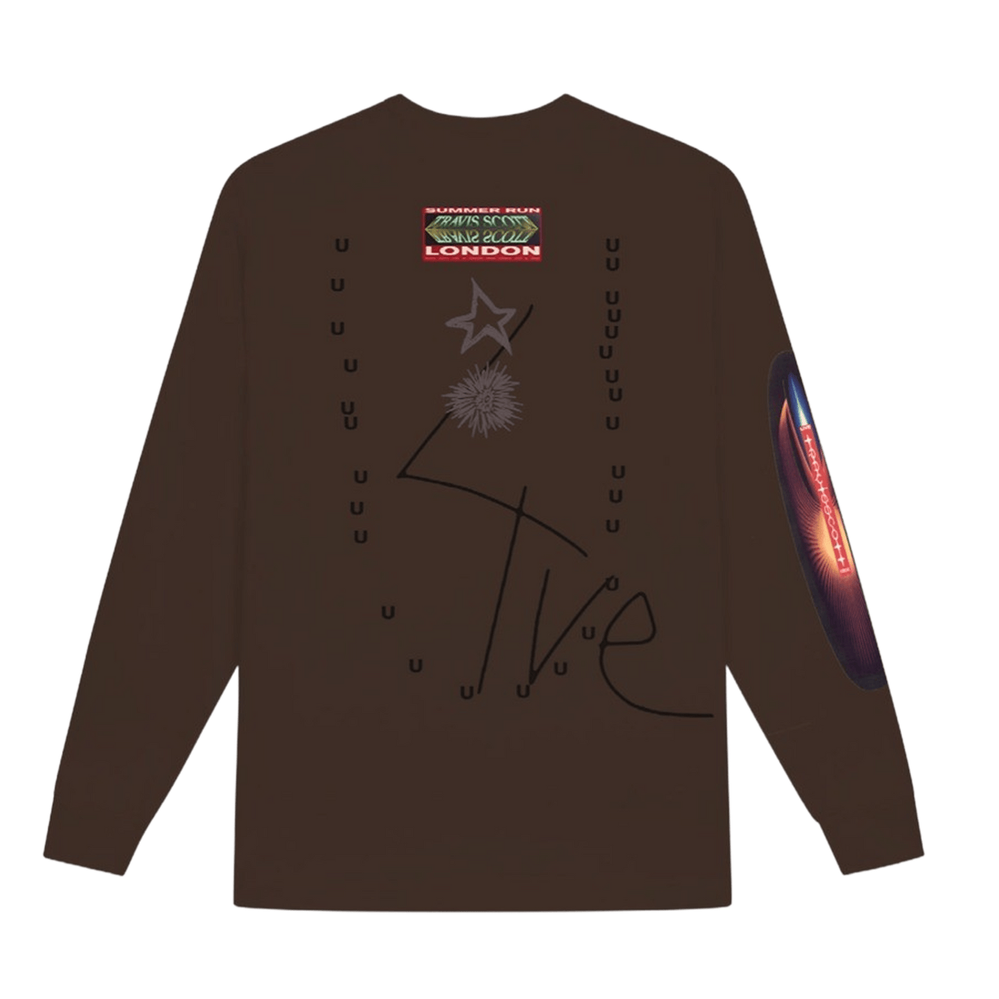 Travis Scott Summer Run 2023 Long Sleeve Tee - Brown (London) - Kick Game