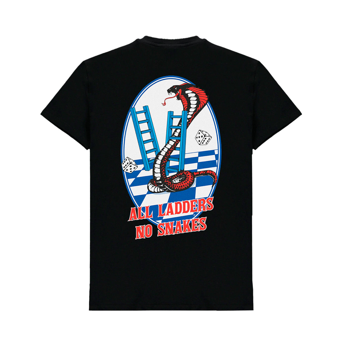 Trapstar All Ladders No Snakes Tee - Black - Kick Game
