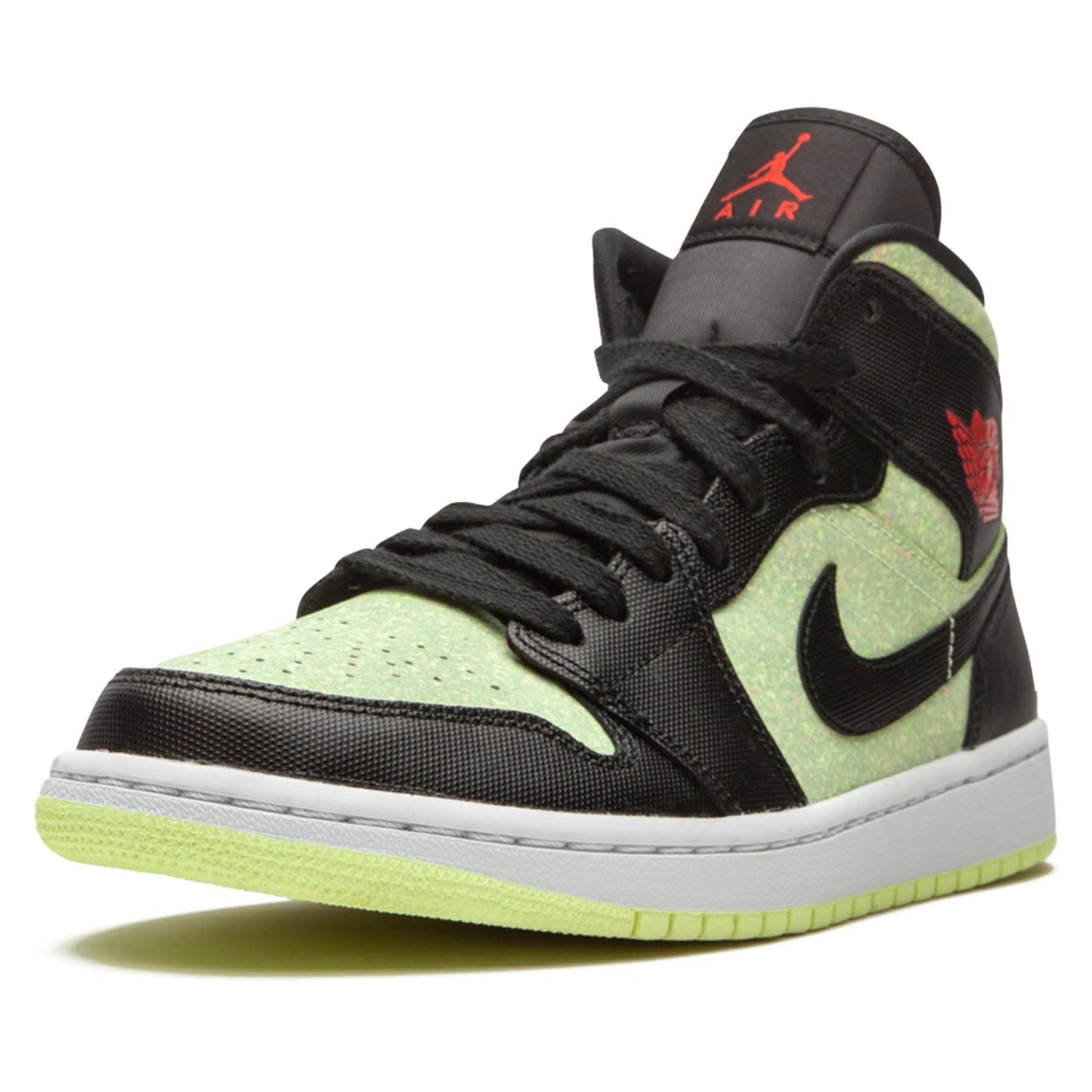 Air Jordan 1 Wmns Mid SE 'Black Barely Volt' - Kick Game
