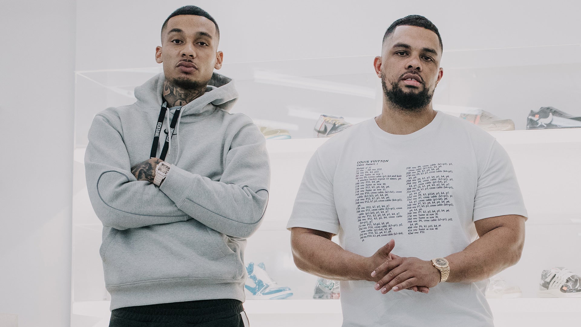 Blade Brown Goes Sneaker Shopping at Kick Game