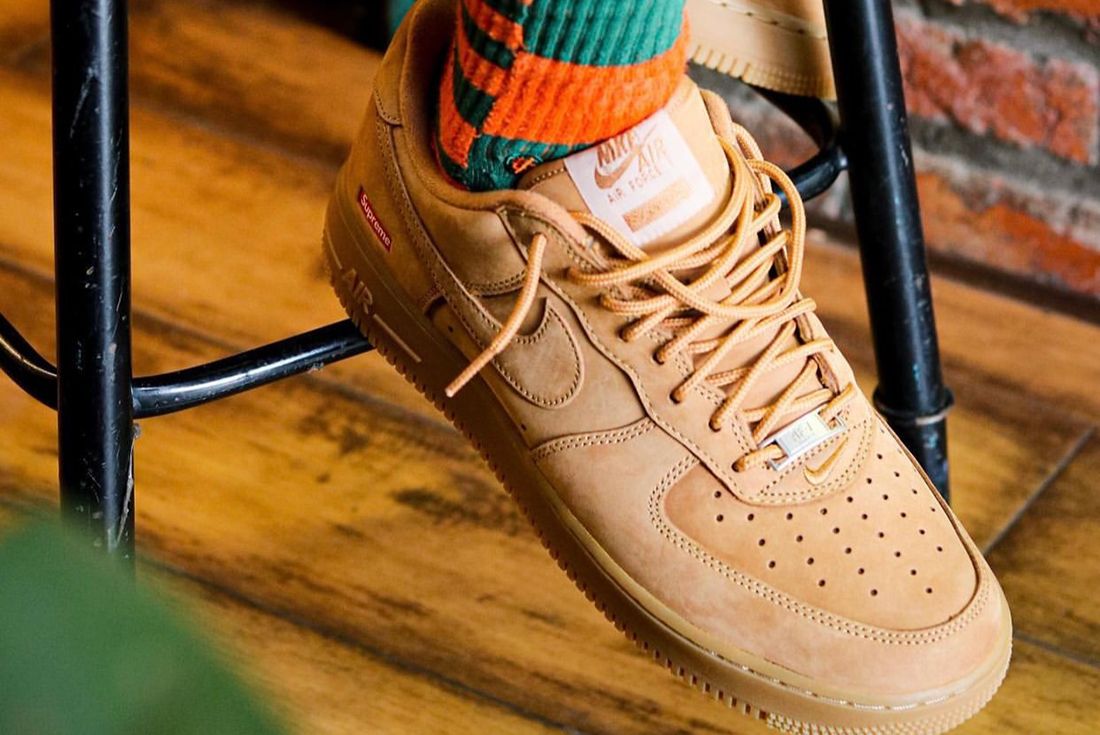 Supreme x Nike Air Force 1 'Wheat' Releasing for Fall/Winter 21?