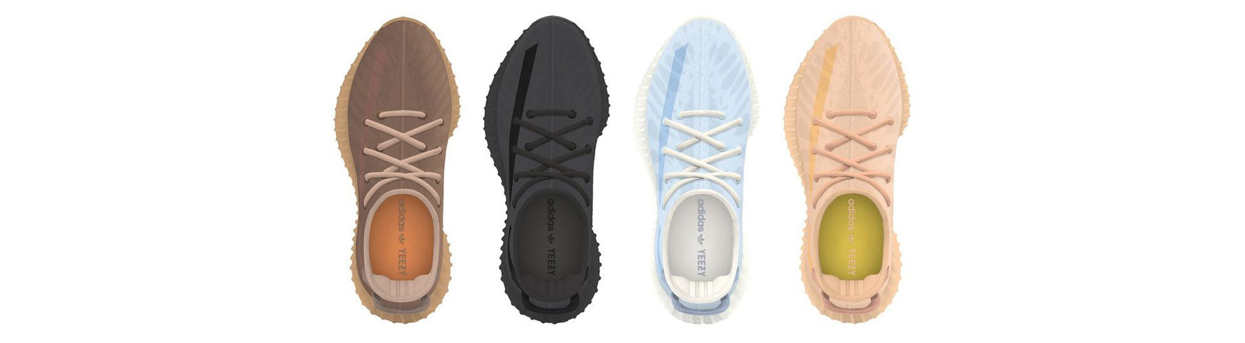 First Look at the Yeezy Boost 350 V2 'Mono Pack'