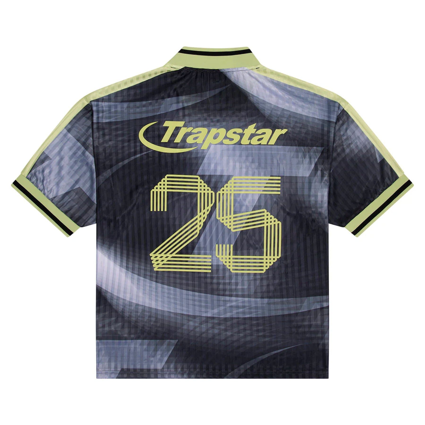 Trapstar Hyperdrive SS Football Jersey 'Black/Neon' - Kick Game