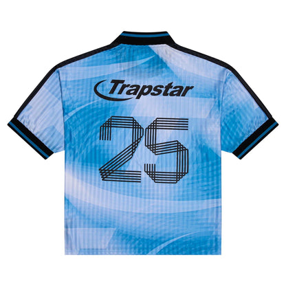 Trapstar Hyperdrive SS Football Jersey 'Blue/Black' - Kick Game