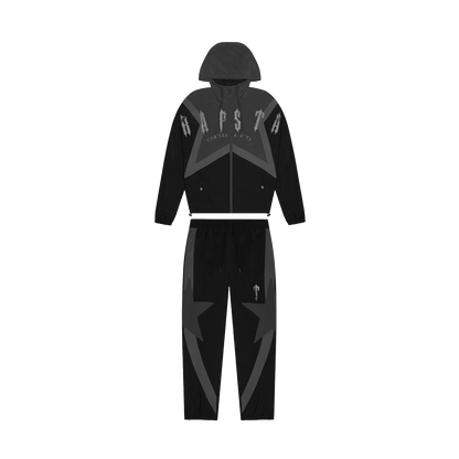 Trapstar Irongate Arch Star Shell Tracksuit 'Black' - Kick Game