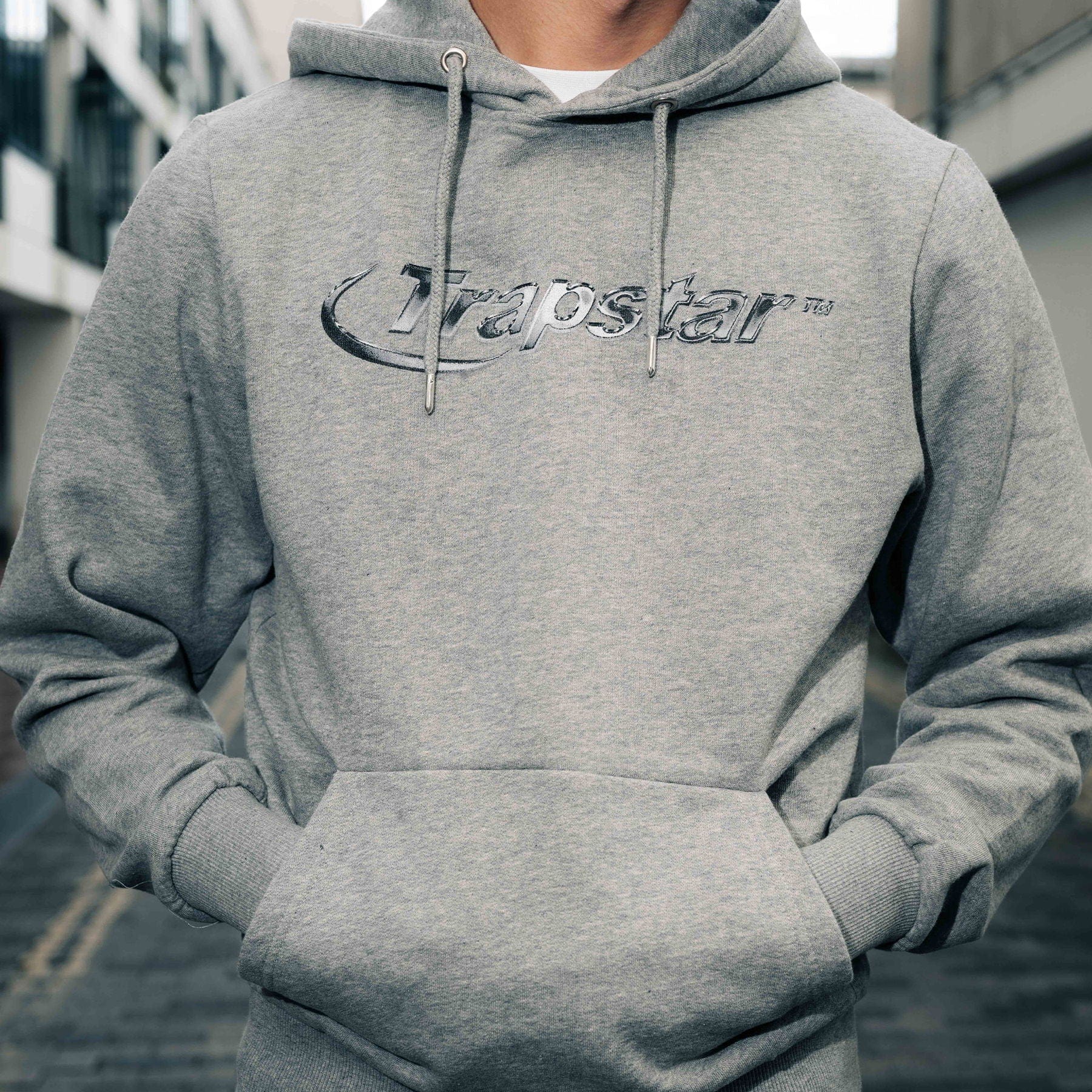 Trapstar Hyperdrive Monochrome Tracksuit 'Grey' - Kick Game