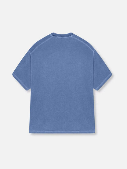 KAIZEN MARKET BLANK HEAVYWEIGHT VINTAGE BLUE TEE - Kick Game