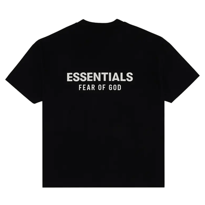Fear of God Essentials Classic Fit T-Shirt 'Jet Black' - Kick Game