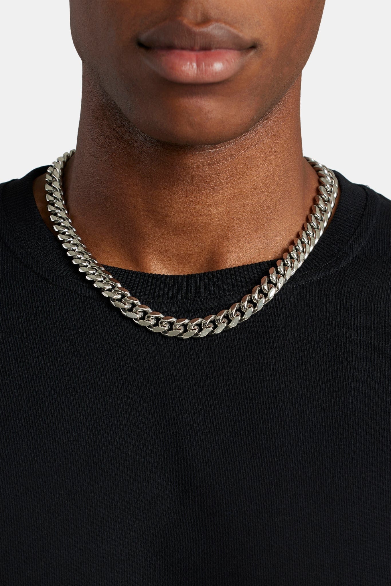 Miami Cuban Link Chain - 12mm - White - Kick Game