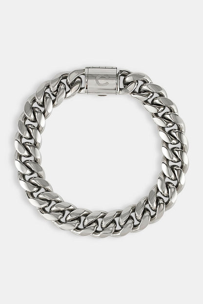 Miami Cuban Link Bracelet - 12mm - White - Kick Game
