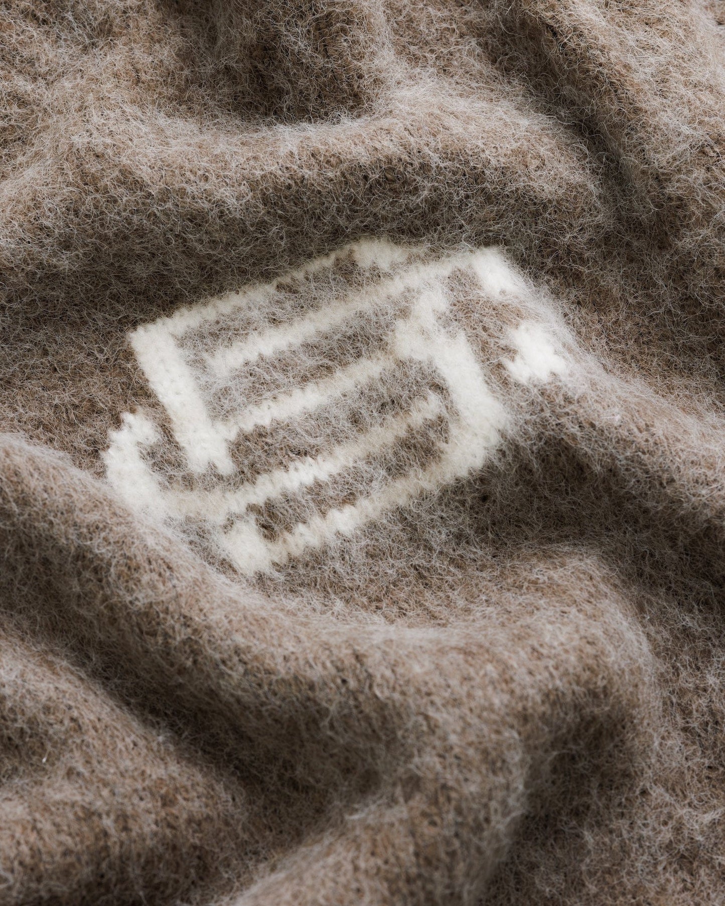 Mohair Knit BC Jumper - Taupe - Kick Game