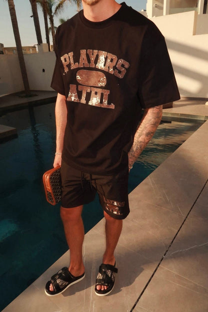 ATHLETIC BLACK TEE - Kick Game