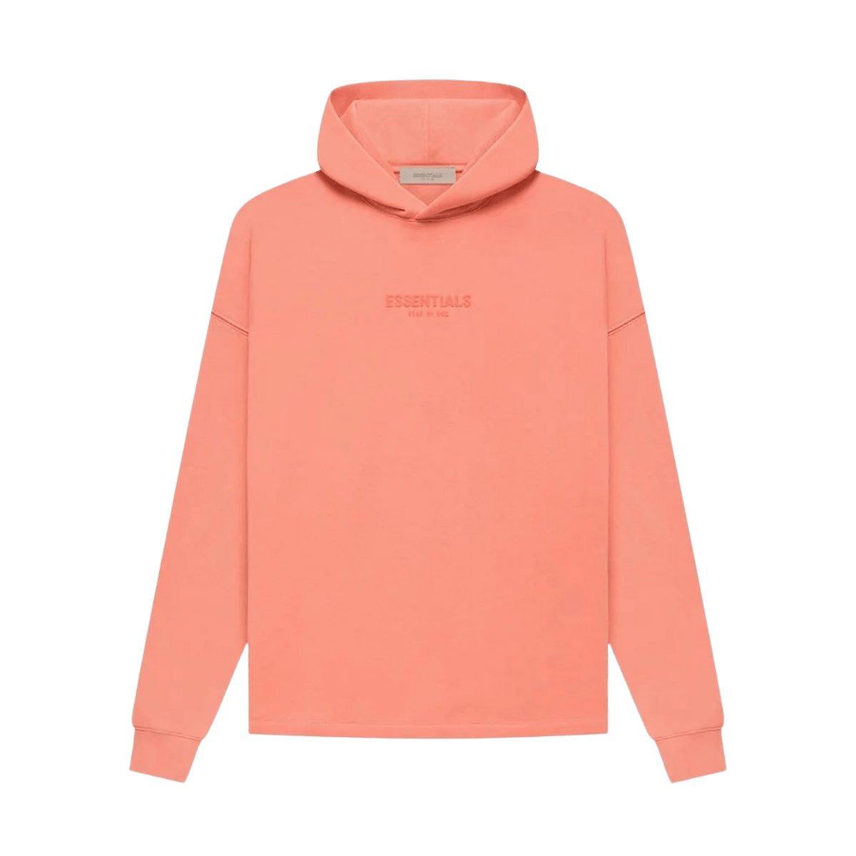 Fear of God Essentials Relaxed Hoodie 'Coral' - UrlfreezeShops