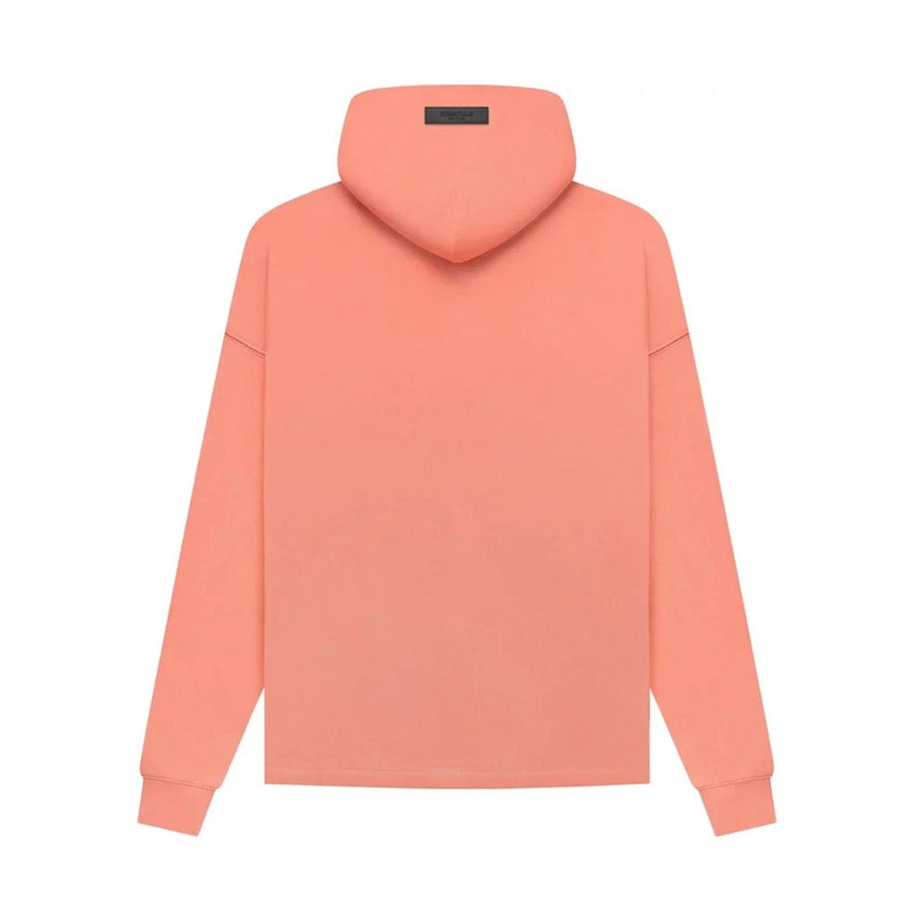 Fear of God Essentials Relaxed Hoodie 'Coral' — Kick Game