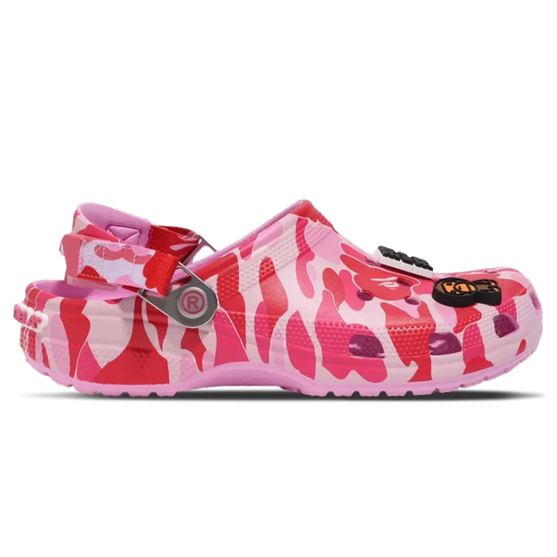 Bape x Classic Clog 'ABC Camo - Pink' - Kick Game