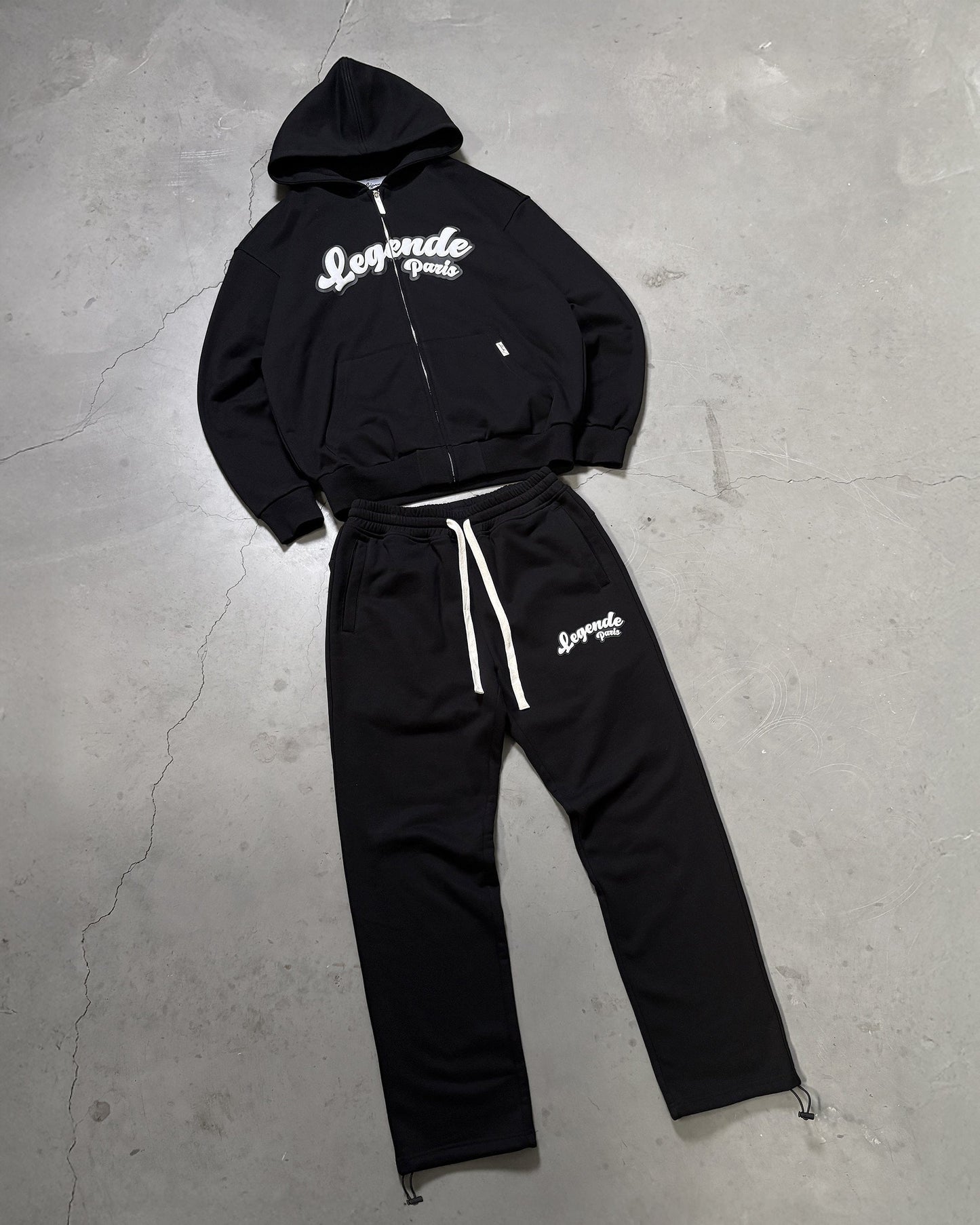 GUM LOGO JOGGER - BLACK - Kick Game