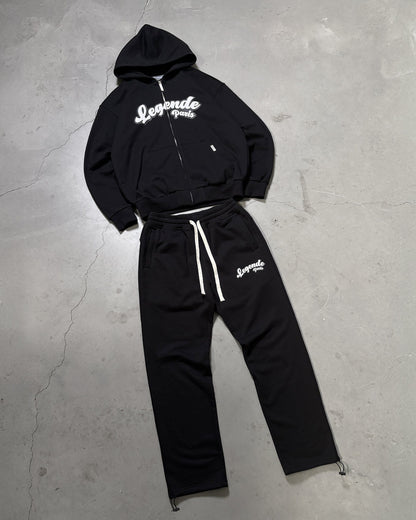 GUM LOGO JOGGER - BLACK - Kick Game